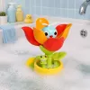 LEAN TOYS Zabawka do kąpieli Doniczka Tulipan Konewka Fontanna