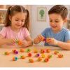 LEAN TOYS Edukacyjny Sortownik Marchewek Dopasowywanie Kształtów Kolorów 12 szt.
