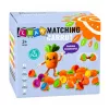 LEAN TOYS Edukacyjny Sortownik Marchewek Dopasowywanie Kształtów Kolorów 12 szt.