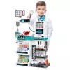 LEAN TOYS Duży Zestaw Medyczny Stół Lekarski Lekarz Światła Dźwięki Akcesoria 61 szt.