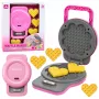 LEAN TOYS Gofrownica dla Dzieci - Gofry ze Zmieniającymi Kolor Światłami i Dźwiękami - Różowy