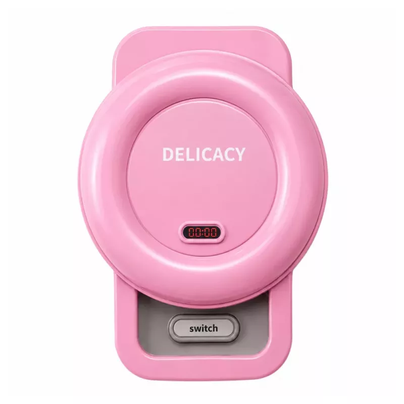 LEAN TOYS Zestaw Kuchenny Gofrownica Mikser Wymienne Końcówki Światła Dźwięki Różowy