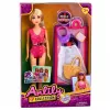 LEAN TOYS Lalka Anlily w Stroju Kąpielowym z Torbą Plażową i Akcesoriami