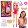 LEAN TOYS Lalka Anlily w Stroju Kąpielowym z Torbą Plażową i Akcesoriami