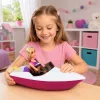 LEAN TOYS Anlily Doll in a Motorboat Dog Puppy Vest Board Accessories Set