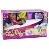 LEAN TOYS Anlily Doll in a Motorboat Dog Puppy Vest Board Accessories Set