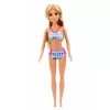 LEAN TOYS Anlily Doll in the Pool Slide Palm Tree Beach Accessories Set