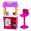 LEAN TOYS Anlily Doll Saleswoman with Drinks and Snacks Stand Accessories Set