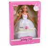 LEAN TOYS Anlily Bride Doll w Białej Sukni Ślubnej z Koronkowymi Akcesoriami