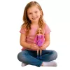 LEAN TOYS Anlily Fashion Doll in Pink Dress, White Dog, Purse, Glasses Set