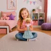 LEAN TOYS Anlily Fashion Doll w Spódnicy i Kapeluszu Torba Kubek Zestaw Akcesoriów