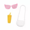 LEAN TOYS Anlily Fashion Doll w Spódnicy i Kapeluszu Torba Kubek Zestaw Akcesoriów
