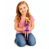 LEAN TOYS Lalka Fashion Anlily w Fioletowej Sukience z Słuchawkami i Zestawem Akcesoriów