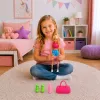 LEAN TOYS Lalka Anlily w Stroju Sportowym z Hantlami, Butelką Wody, Torbą, Zestaw Akcesoriów