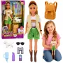 LEAN TOYS Anlily Traveler Doll with Dog Backpack Accessories Set