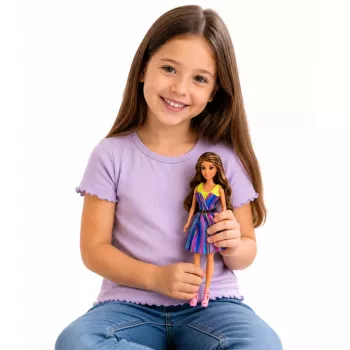 LEAN TOYS Anlily Zestaw Krawcowej z Lalką Manekinem i Maszyną do Szycia