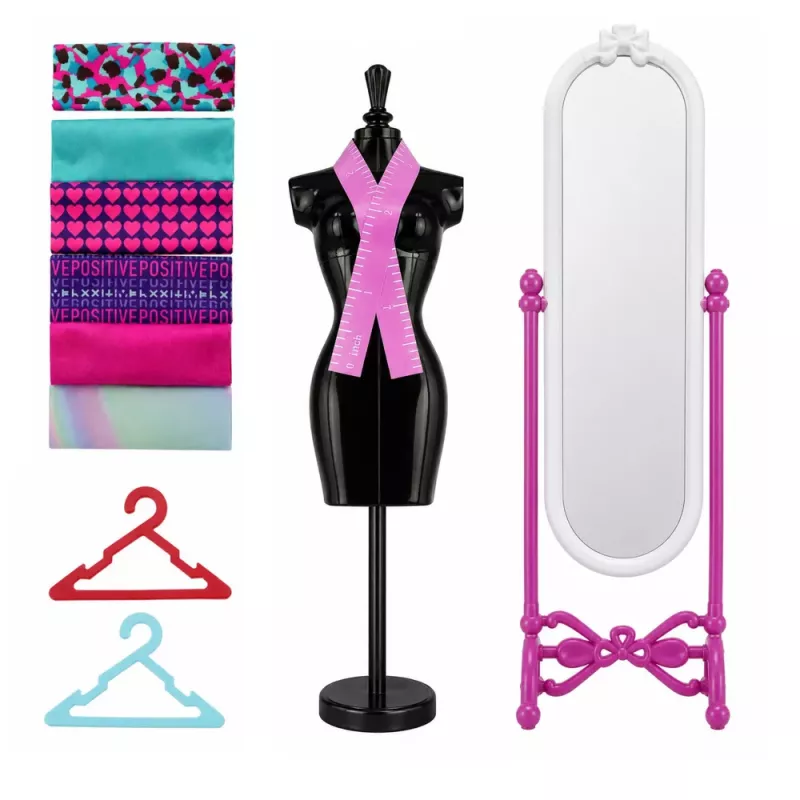 LEAN TOYS Anlily Doll Fashion Designer Clothes Mirror Mannequin Materials Accessories
