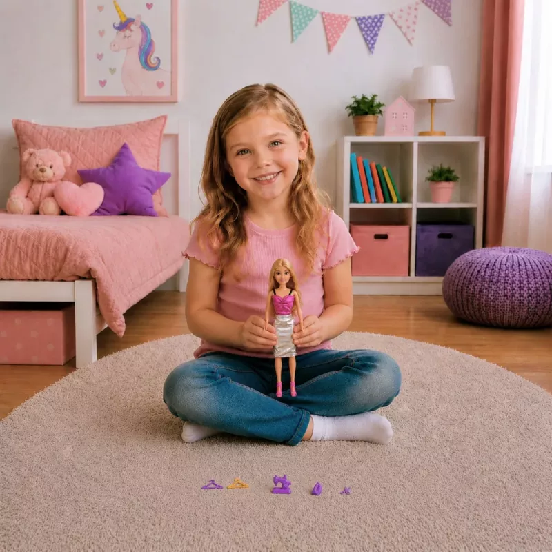 LEAN TOYS Anlily Zestaw akcesoriów do szycia dla lalek projektant mody krawcowa