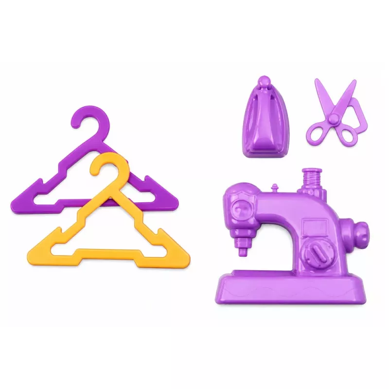 LEAN TOYS Anlily Zestaw akcesoriów do szycia dla lalek projektant mody krawcowa