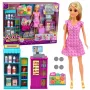 LEAN TOYS Anlily Doll w Zestawie Supermarket z Kasą Fiskalną, Akcesoriami i Wózkiem