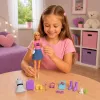 LALKA PODRÓŻNICZKA ANLILY Z WALIZKĄ, PODUSZKĄ PODRÓŻNĄ I AKCESORIAMI LAPTOP LEAN TOYS