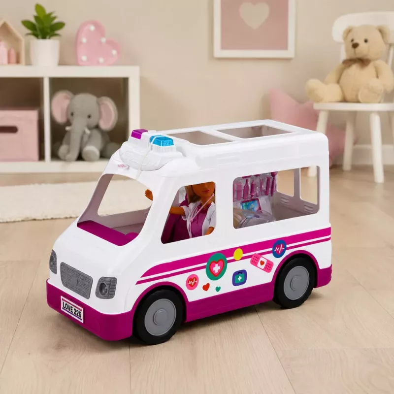 LEAN TOYS Anlily Doll Doctor Nurse Ambulance Medical Accessories