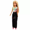 LEAN TOYS Anlily Fashion Doll in Dark Jeans, Colorful Top, Blonde Hair