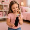 LEAN TOYS Anlily Fashion Doll in Dark Jeans, Colorful Top, Blonde Hair