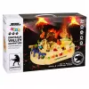 LEAN TOYS Interaktywny Ręczny Tor Arcade z Dinozaurami 8 Wyzwań Pojazdy