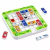 LEAN TOYS Magnetyczna Gra Puzzle Magnetyczne Samochody 15 Pojazdów 60 Kart Plansza