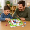 LEAN TOYS Magnetyczna Gra Puzzle Magnetyczne Samochody 15 Pojazdów 60 Kart Plansza
