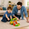 LEAN TOYS Magnetyczny Tor z Elektrycznym Pociągiem 3D Kreatywna Konstrukcja 67 el.