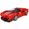 LEAN TOYS Klocki Konstrukcyjne Samochód Sportowy Wyścigowy Gablota Czerwony 364 szt.