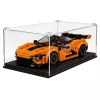 LEAN TOYS Klocki Konstrukcyjne Samochód Sportowy Pomarańczowy z Gablotą 423 szt.