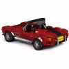 LEAN TOYS Klocki Konstrukcyjne Samochód Klasyczny S.Cobra Czerwony z Gablotą 391 szt.