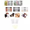 LEAN TOYS Kreatywny zestaw do szycia pluszowych zwierzątek z filcu DIY Psy 6 szt.