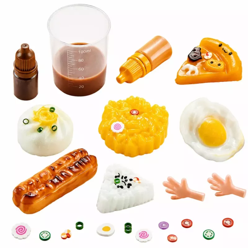 LEAN TOYS Zestaw Kreatywny Arts and Crafts: DIY Squishy Dekoracyjne Śniadanie