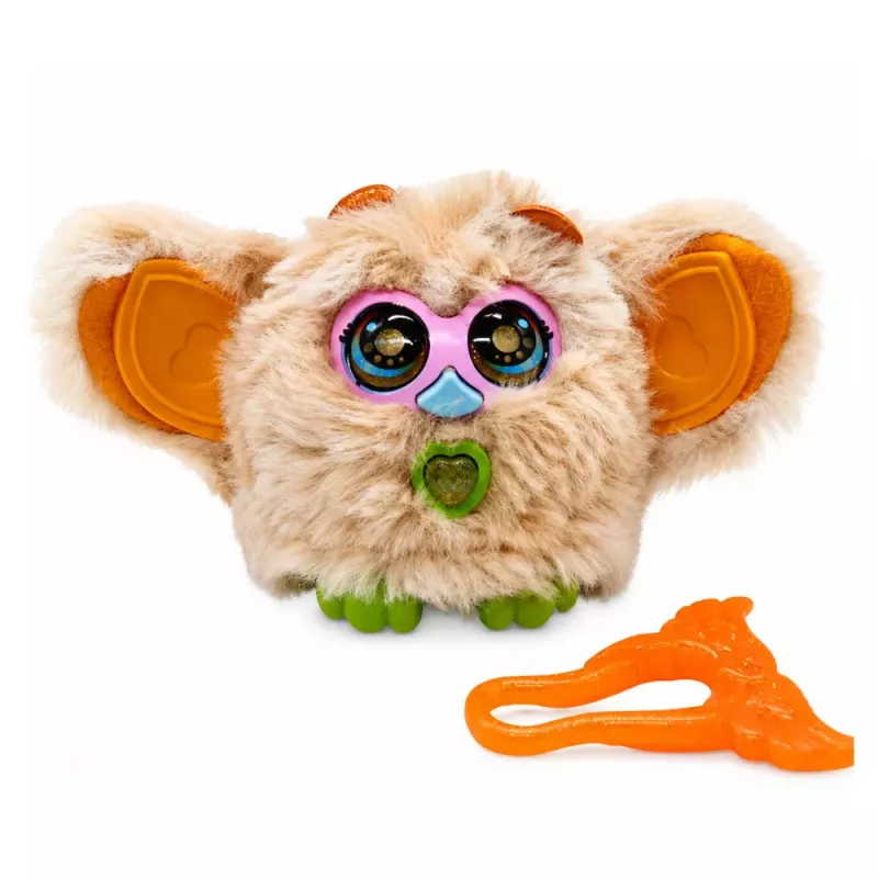 LEAN TOYS Genie Pets Interactive Creature Lights & Sounds Pendant Beige