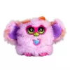 LEAN TOYS Genie Pets Interaktywny Stworek z Dźwiękiem i Światłem, Zawieszka, Fioletowy