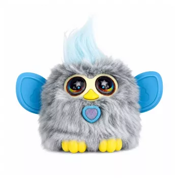 LEAN TOYS Genie Pets Interaktywny Stworek Światła i Dźwięki Wisiorek Szary