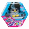 LEAN TOYS Genie Pets Interaktywny Stworek Światła i Dźwięki Wisiorek Szary