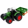 LEAN TOYS Ciągnik Rolniczy z Siewnikiem Gumowe Koła 1:24 Skala Pojazd Zabawkowy