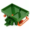 LEAN TOYS Ciągnik Rolniczy z Siewnikiem Gumowe Koła 1:24 Skala Pojazd Zabawkowy