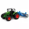 LEAN TOYS Ciągnik Rolniczy z Wałem Zielony 1:24