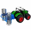LEAN TOYS Ciągnik Rolniczy z Wałem Zielony 1:24