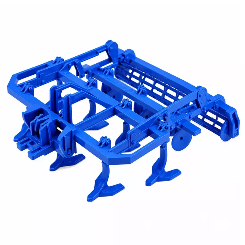 LEAN TOYS Ciągnik rolniczy z kultywatorem i agregatem uprawowym Zielony 1:24