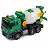 LEAN TOYS Betoniarka z obracającym się bębnem, światłami i dźwiękami, zielona