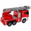 LEAN TOYS Wóz Strażacki z Wysięgnikiem, Funkcją Polewania Wodą, Światłami i Dźwiękami