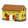 LEAN TOYS Zestaw Farm Stud Farm Tractor Obstacle Course Jumping Hills Horses Figures 72 szt.