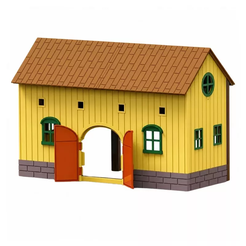 LEAN TOYS Zestaw Farm Stud Farm Tractor Obstacle Course Jumping Hills Horses Figures 72 szt.